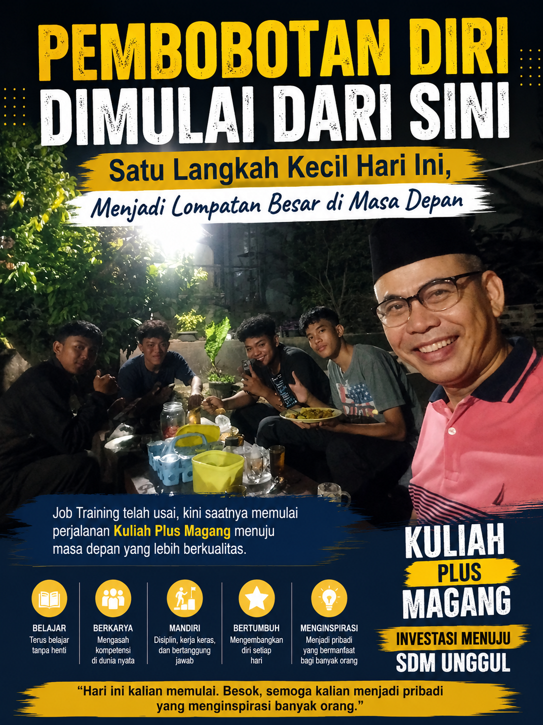 PEMBOBOTAN DIRI DIMULAI DARI SINI